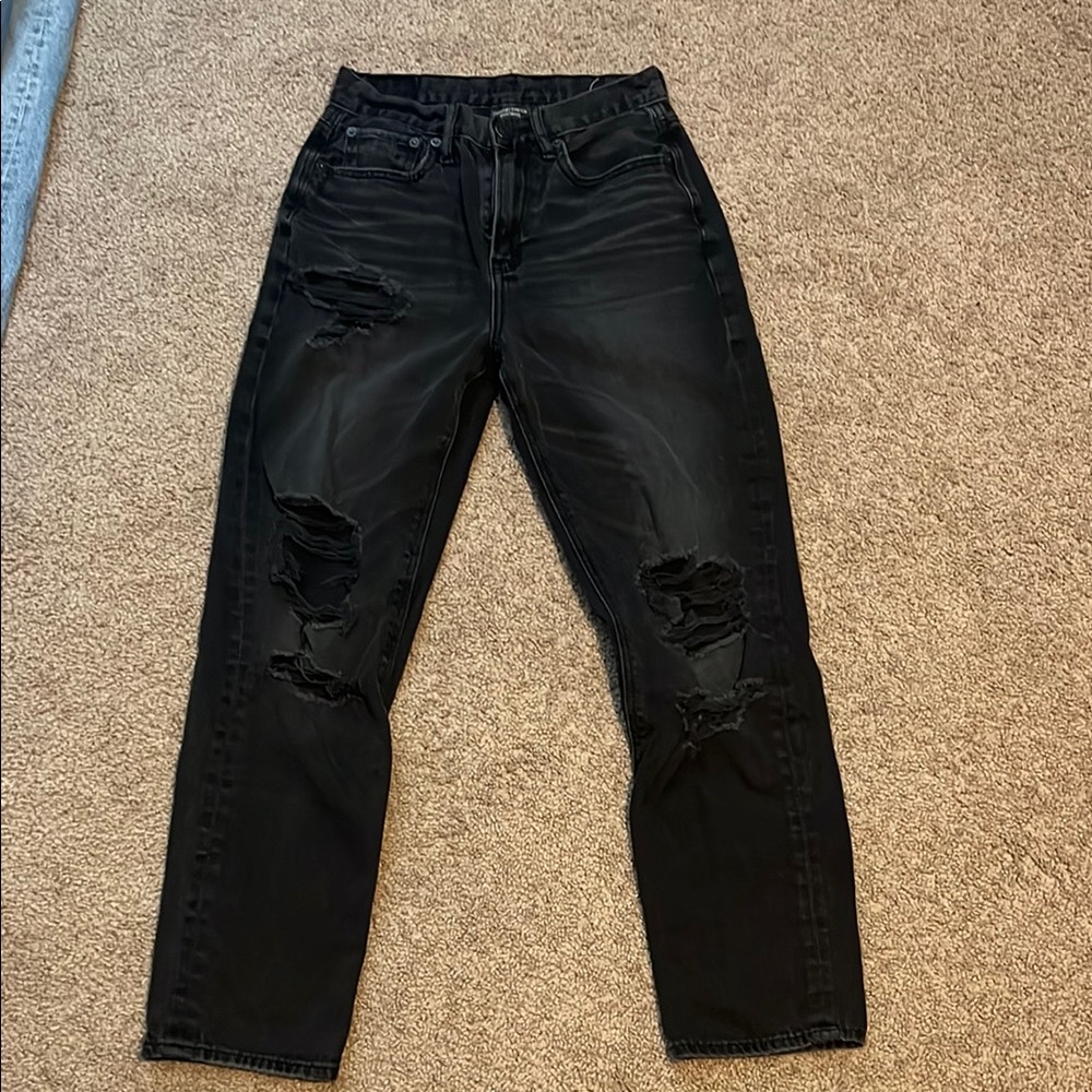 American Eagle Outfitters Black Boyfriend Jeans